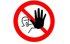 banned sign